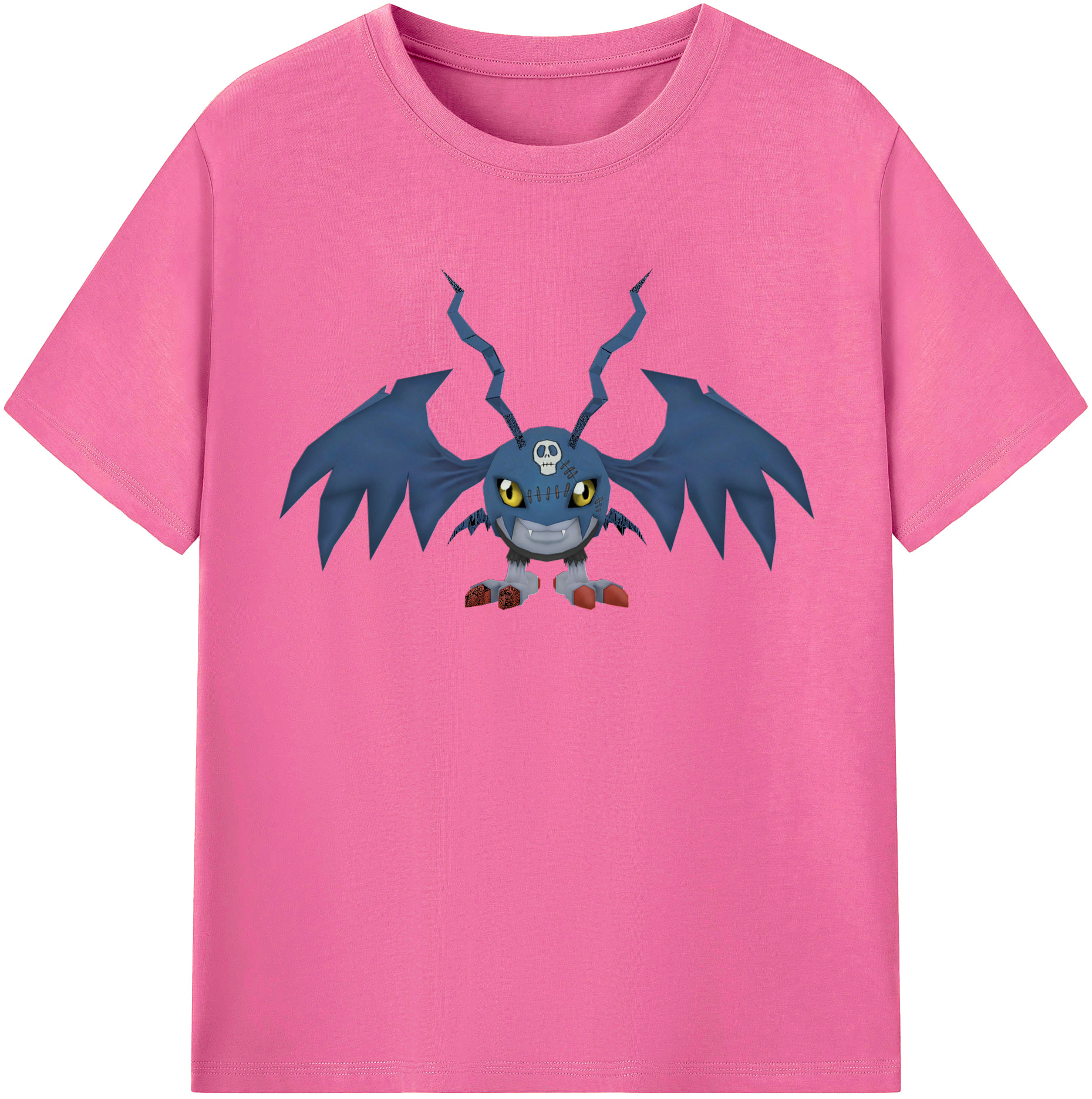 （画像用） Digimon デジタルモンスター/デジモン レディースカジュアルプリントTシャツ（綿100％）